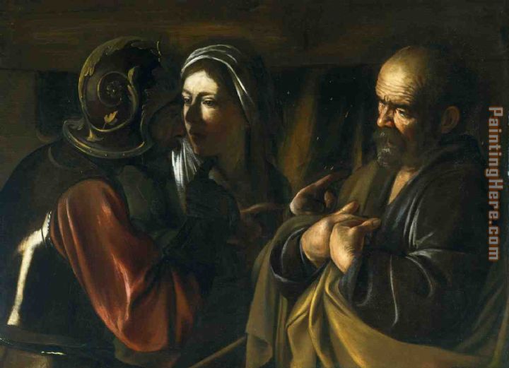 Caravaggio the denial of saint peter mma